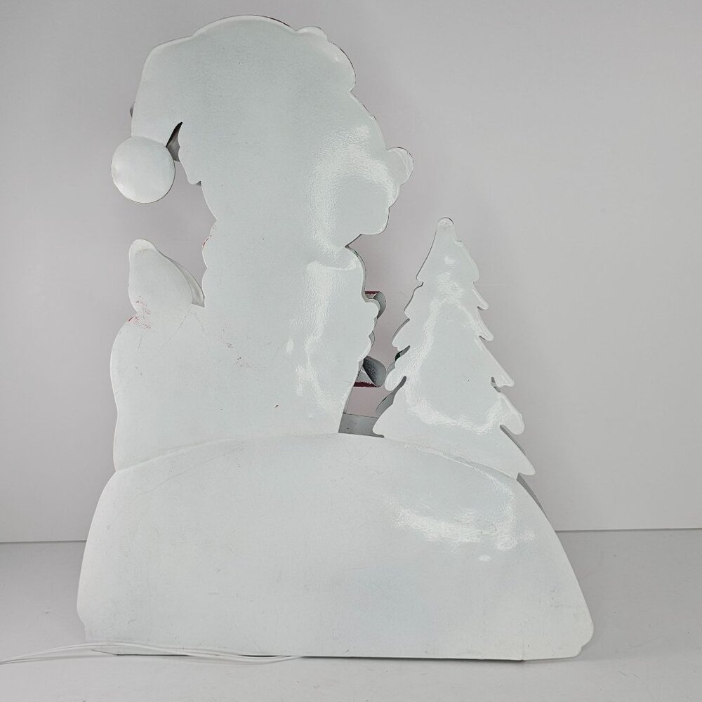 Rudolph Christmas Decoration Color Changing Metal Sculpture Gemmy 2011 - Picture 5 of 8